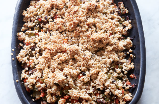 Crumble de légumes Yoga CookBook Tayrona Yoga