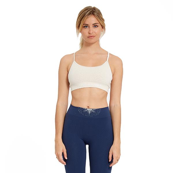 Tenues de yoga pour femme 2 pièces sans couture côtelées taille haute avec  haut court ensemble d'exercice à manches longues (bleu, XL)